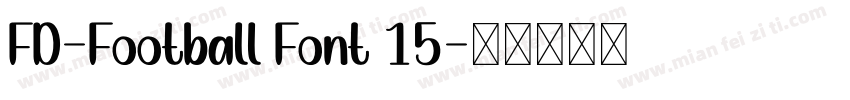 FD-Football Font 15字体转换